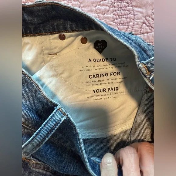 Madewell High Rise Blue Jeans - Picture 10 of 16